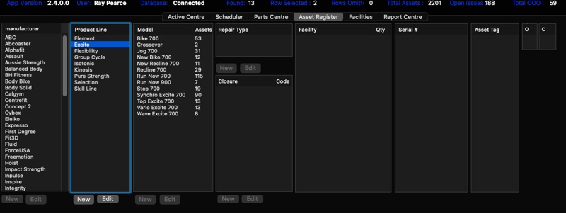 RAMMS 5 asset screen